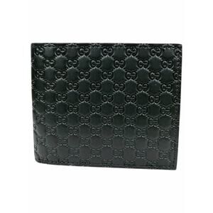 Gucci GG Microguccissima Leather Bi-fold Wallet Black Men 260987